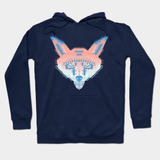 Geometric Fox (pastel) Hoodie